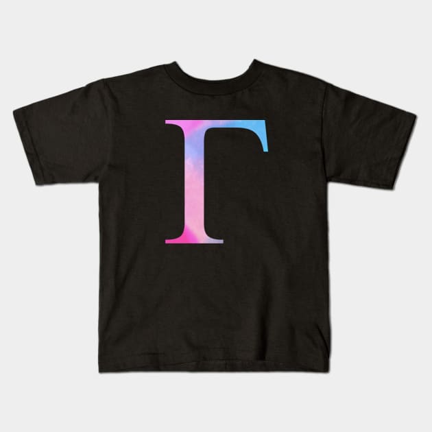 Marble Gamma Kids T-Shirt by lolosenese